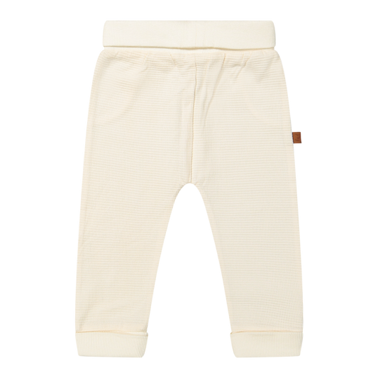 Waffelhose Bio | Cremefarben