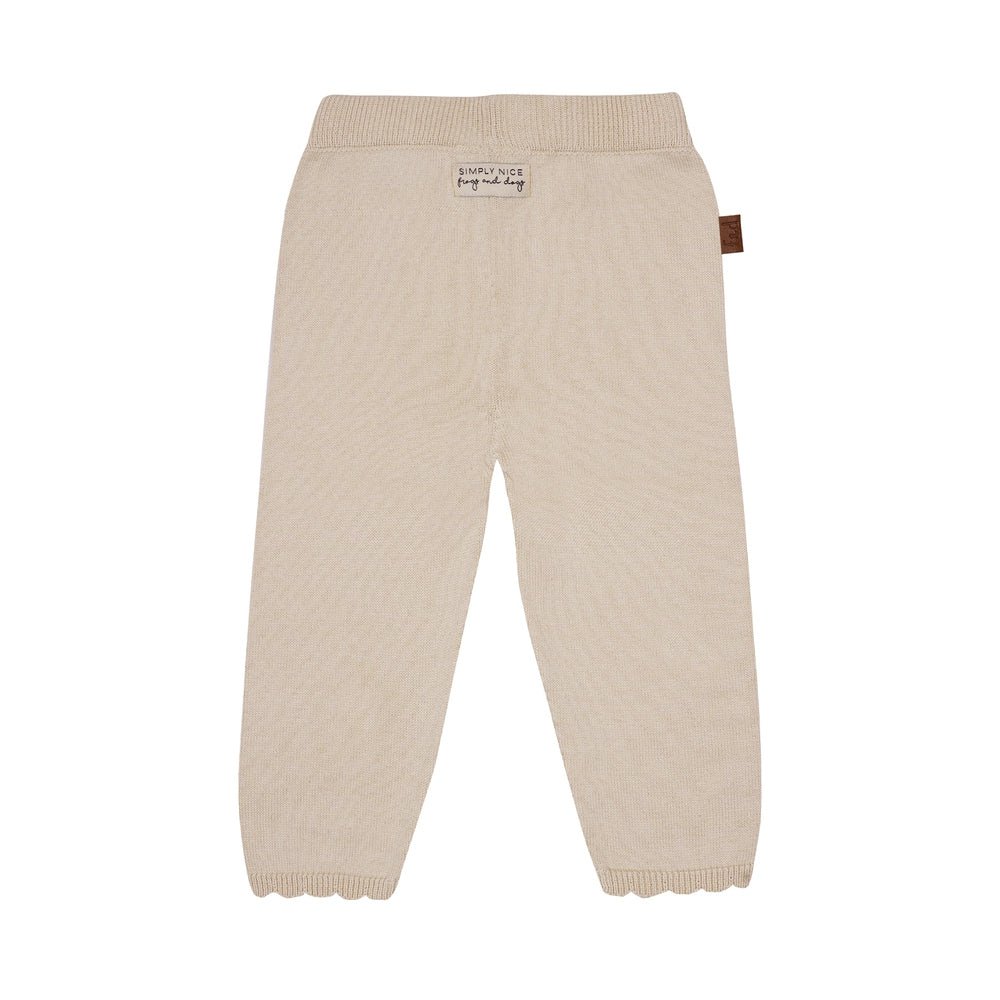Gestrickte Hosen | Cappuccino