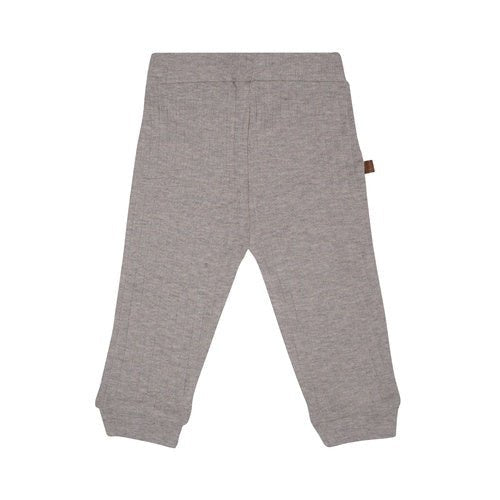 Waschbär-Melange-Ripphose | Taupe