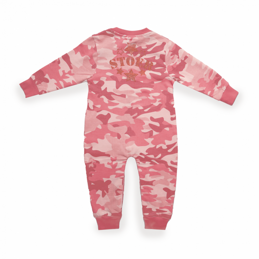 Cooles Camo Pink F&D Onesie Baby | Rosa