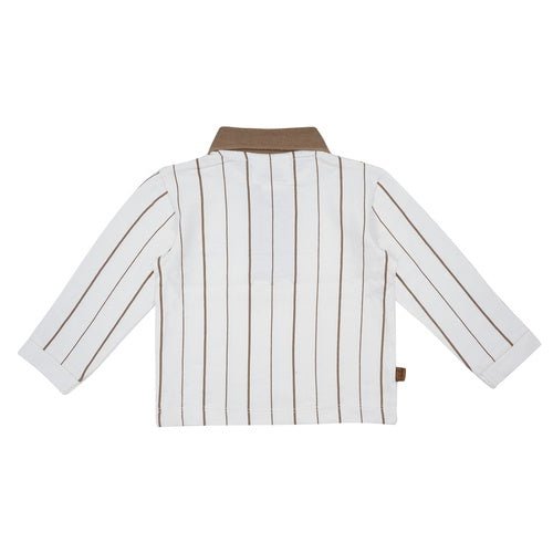 Smart Club Piqué-Poloshirt mit Streifen | Beige