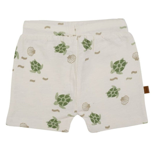 Turtle Short AOP | Cremefarben
