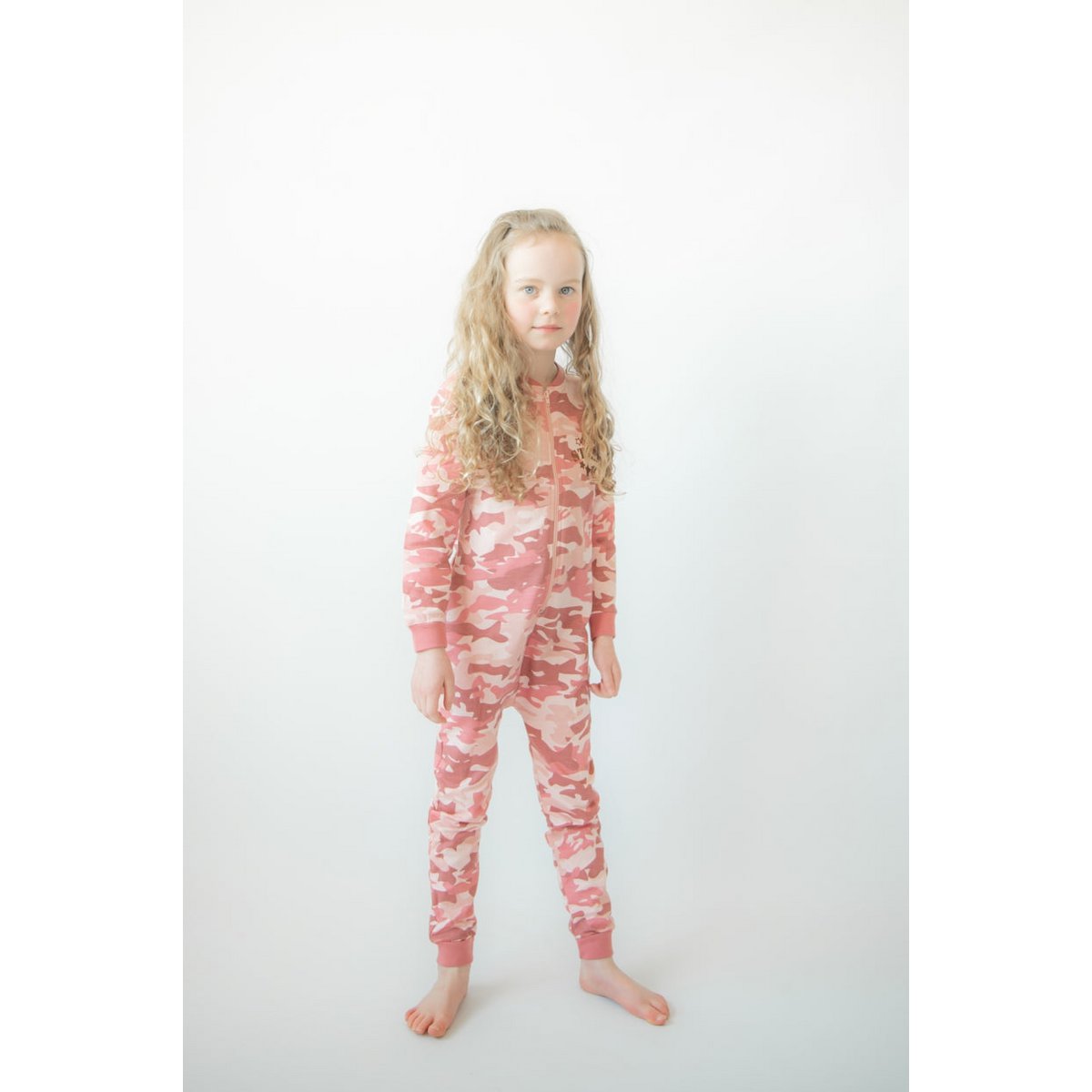 Cooles Camo Pink F&D Onesie Teen | Rosa