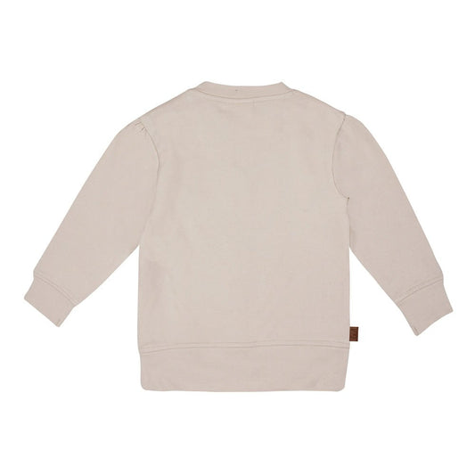 Herz-Sweatshirt | Beige