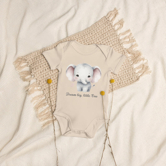 Babystrampler aus Bio-Baumwolle - Dream big, little one
