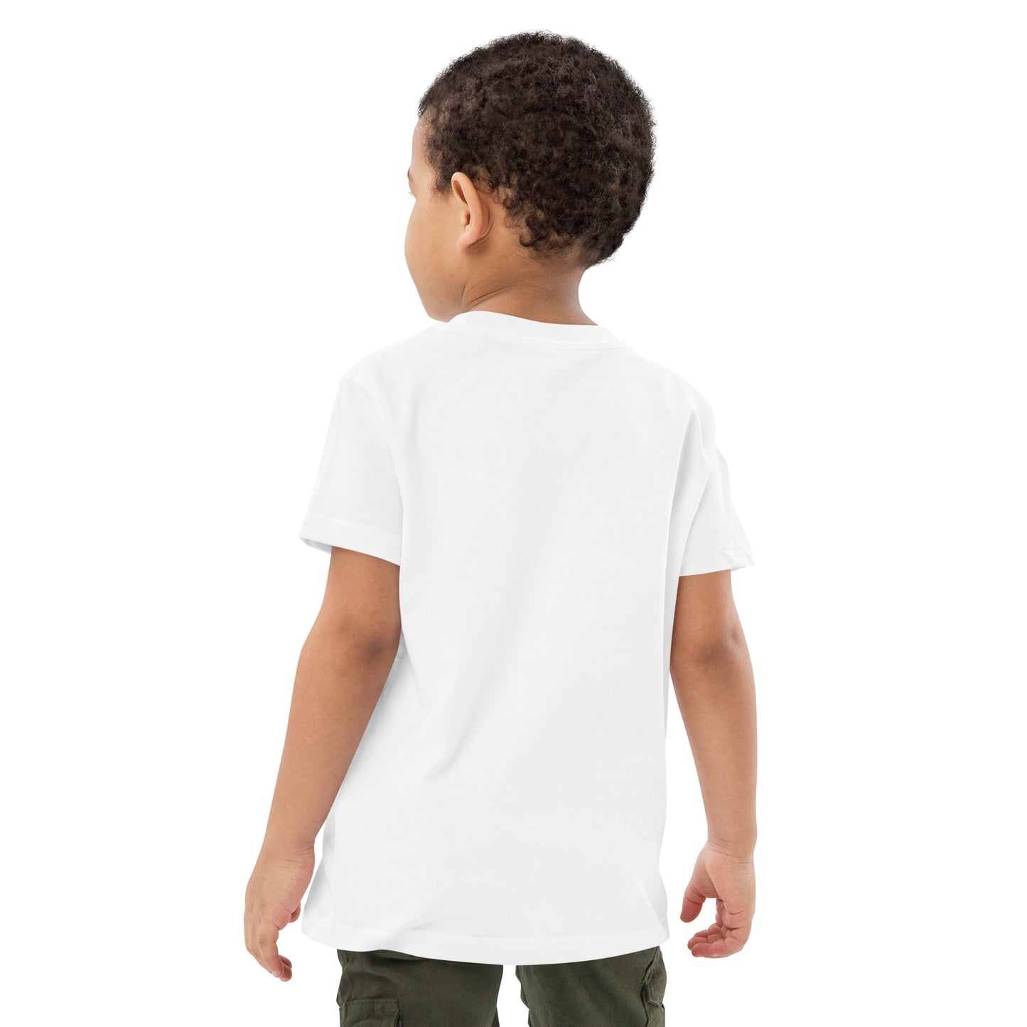 "Happy Mountain" Bio-T-Shirt für Kinder aus 100 % organischer Baumwolle mit naturinspiriertem Design