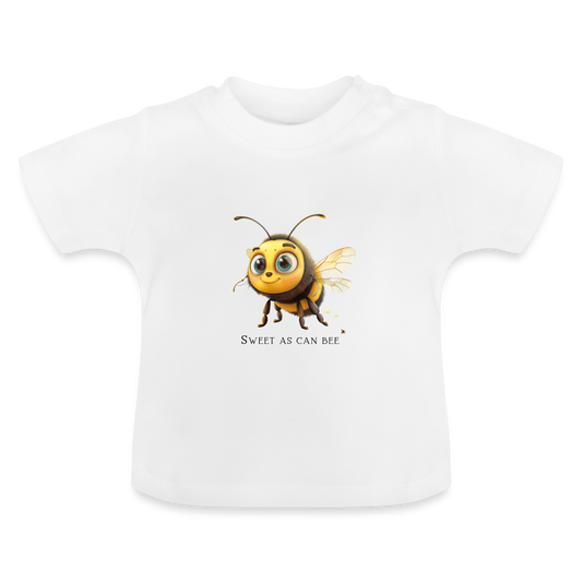 Baby T-Shirt - Sweet As Can Bee - weiß