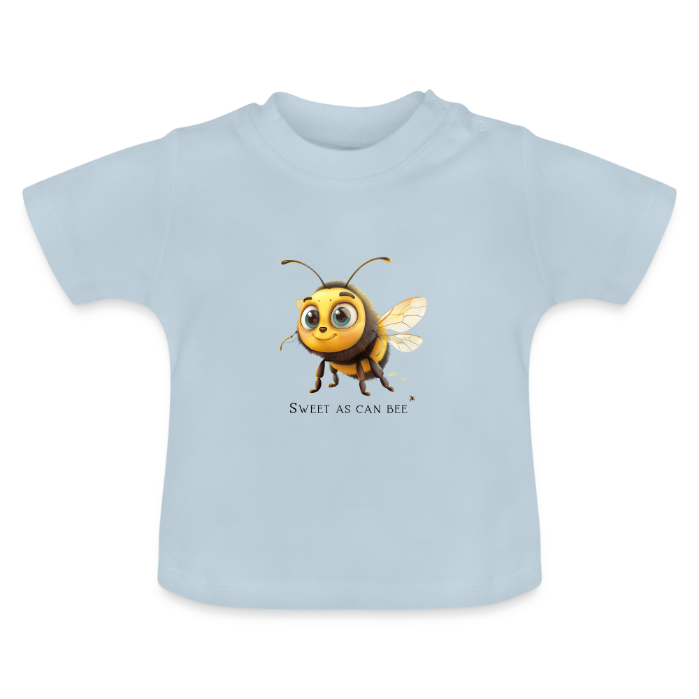 Baby T-Shirt - Sweet As Can Bee - Hellblau