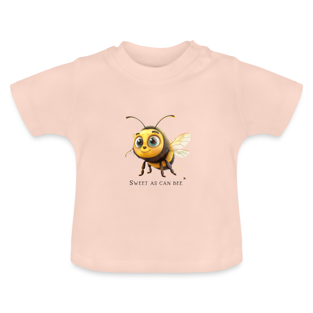 Baby T-Shirt - Sweet As Can Bee - Kristallrosa