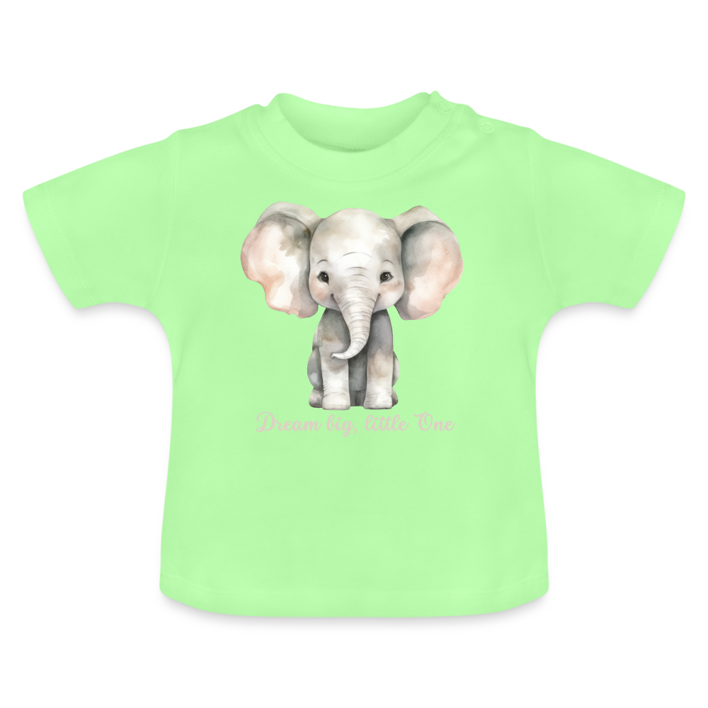 Baby Schlaf T-Shirt - Dream big, little one - Mintgrün