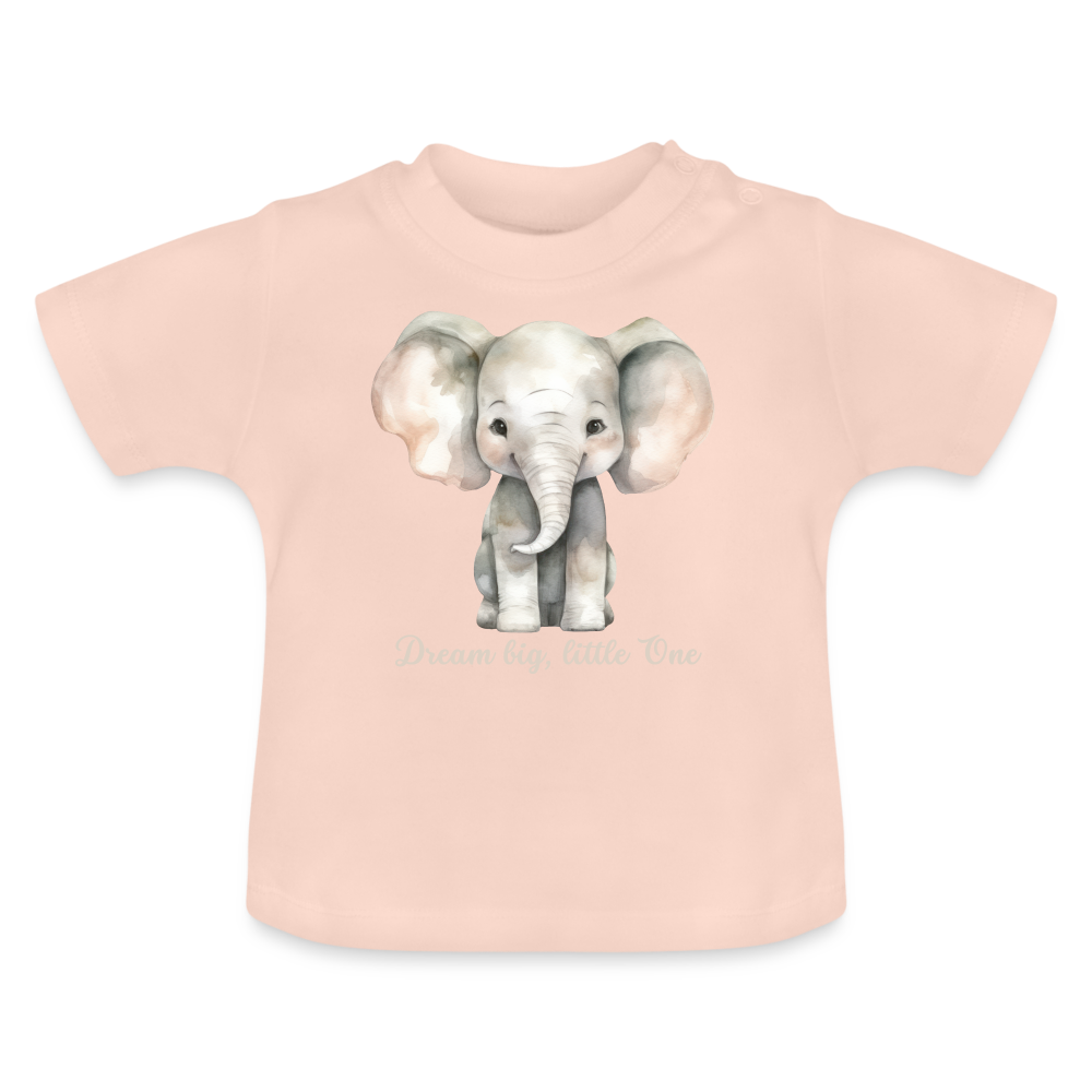 Baby Schlaf T-Shirt - Dream big, little one - Kristallrosa