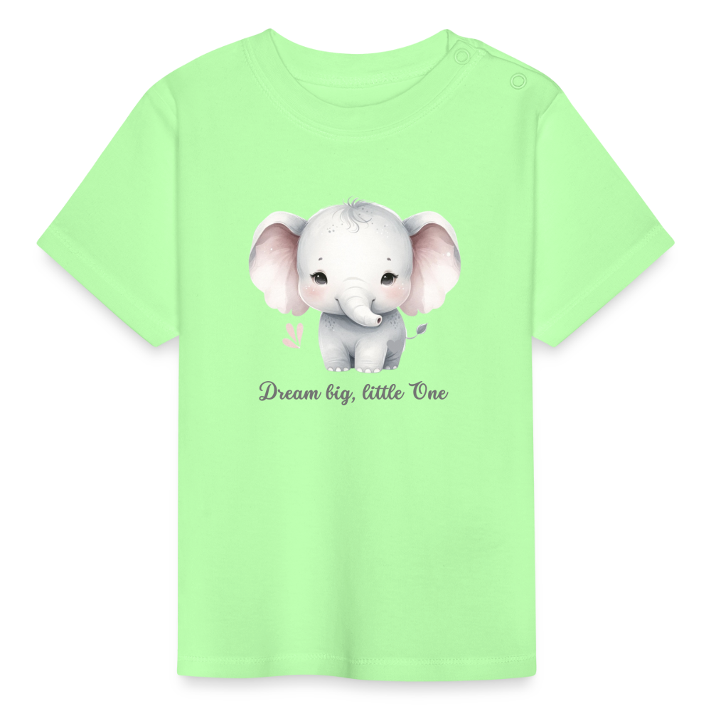 Baby T-Shirt - Dream big, little one - Mintgrün