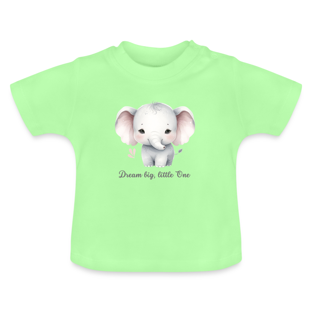 Baby T-Shirt - Dream big, little one - Mintgrün