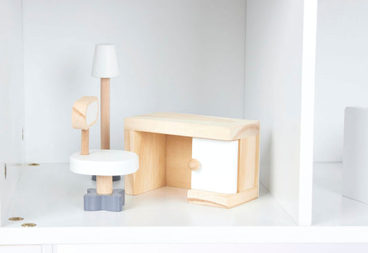 Puppenstubenmöbel, 20 Teile