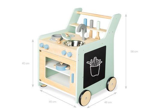 Kinderküche 'Kalle', pastellgrün