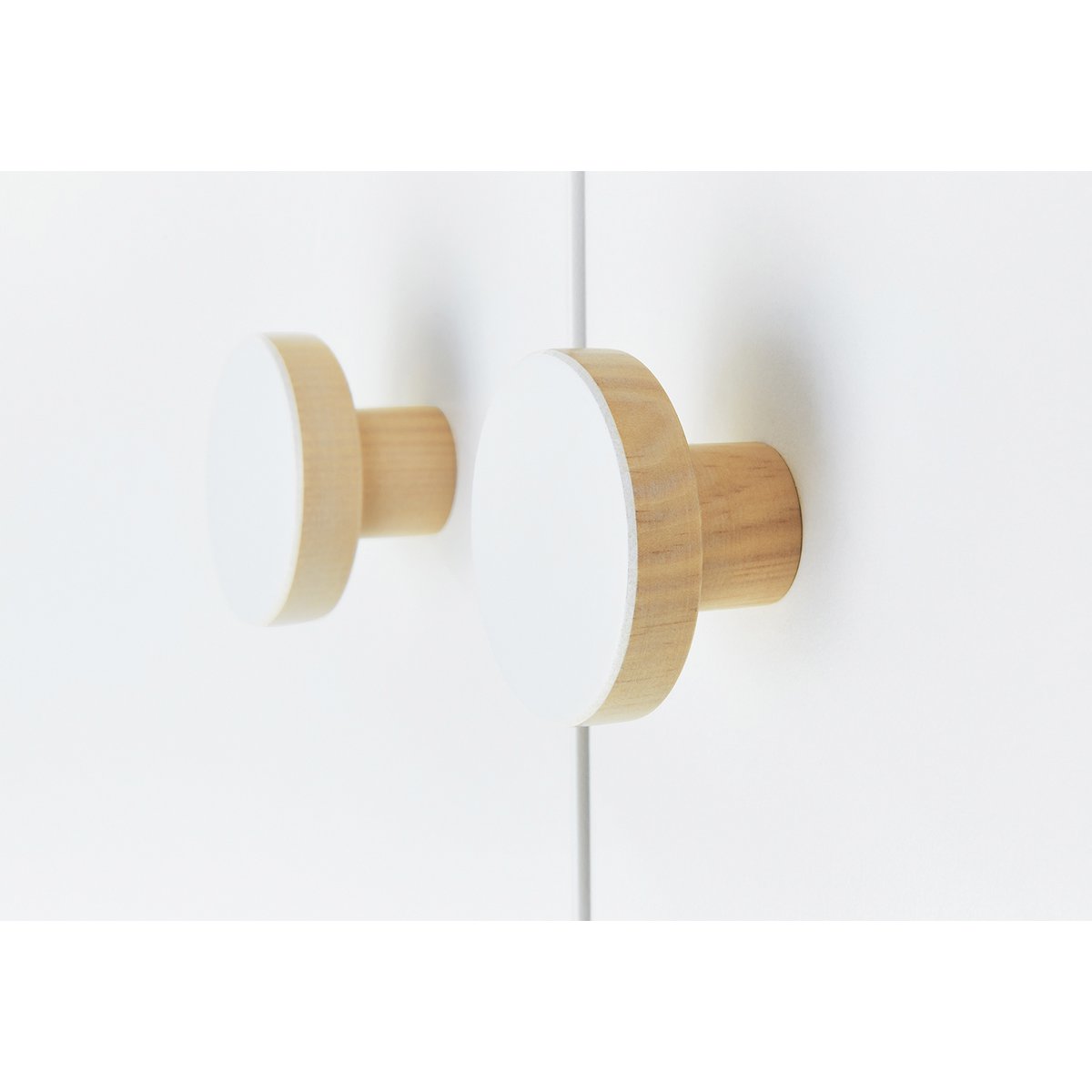 Children's room 'Round' wide, large, 3-part: cot, wide changing table, large wardrobe