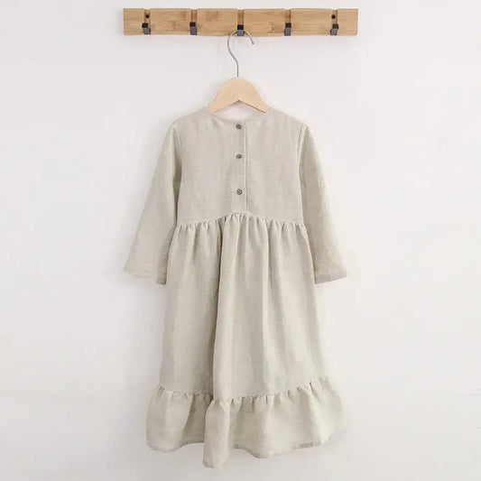 Annie & Charles® langes Kleid aus Bio-Baumwolle Musselin