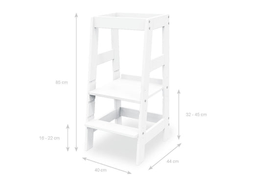 Lernturm 'Fino', weiß lackiert