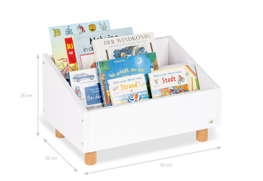 Children's bookcase 'Ando', white