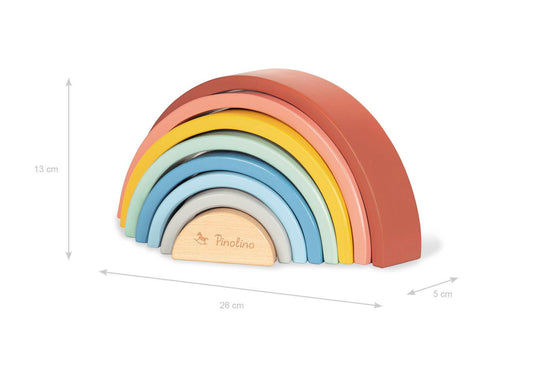 Regenbogen aus Holz 'Ruby'