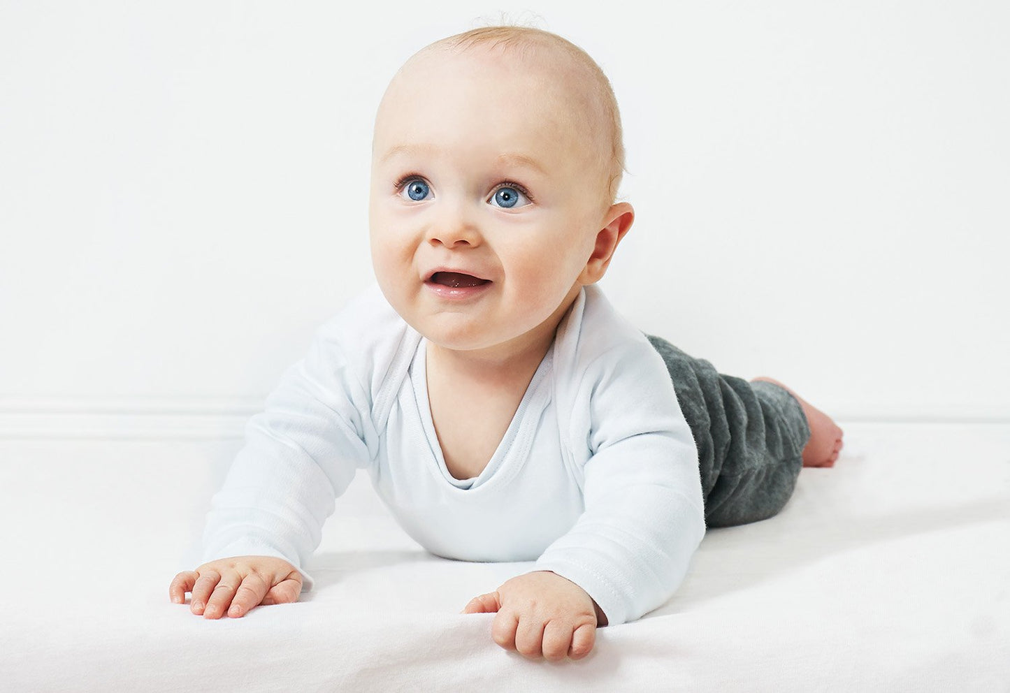 Spannbettlaken für Kinderbetten, Jersey, grau