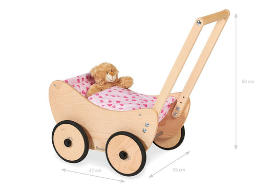 Puppenwagen 'Trixi', 2-teilig
