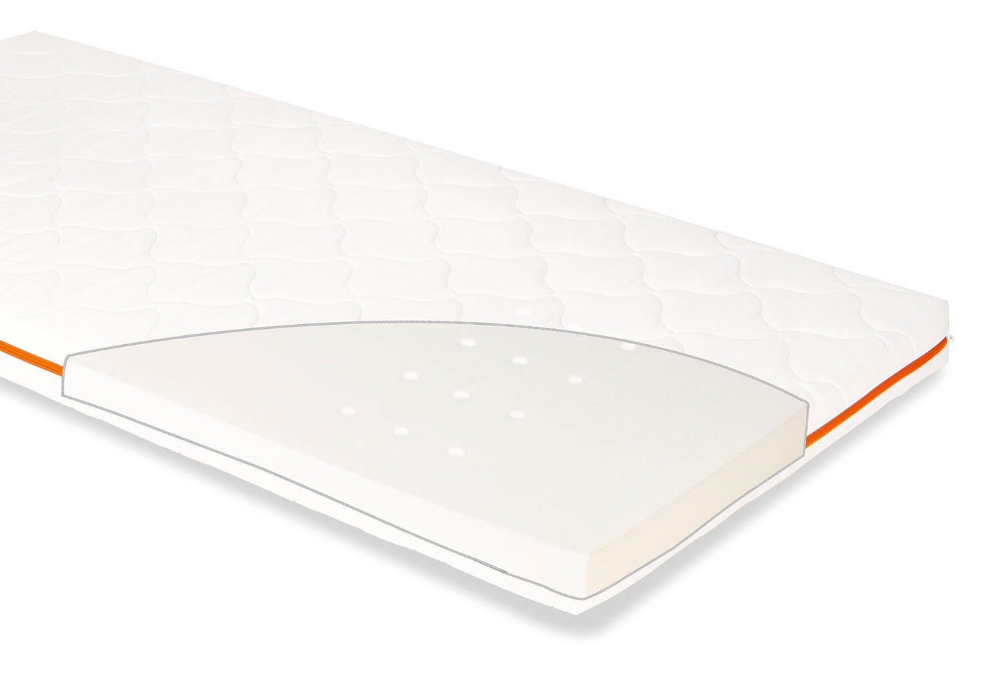 Mattress for children's beds 'Luna Up', 140 x 70 cm
