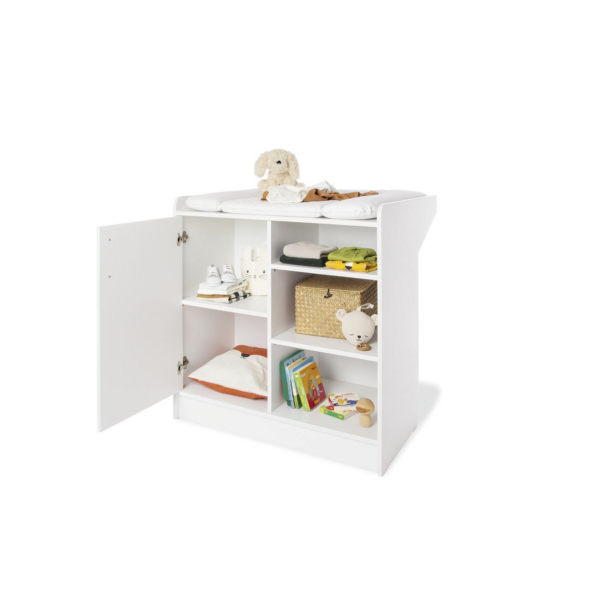 Starter set 'Hilda & Viktoria', white
2 parts: house bed, changing table