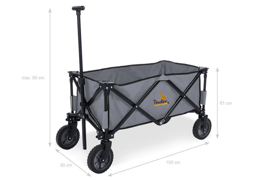 Faltbarer Bollerwagen 'Porti', grau