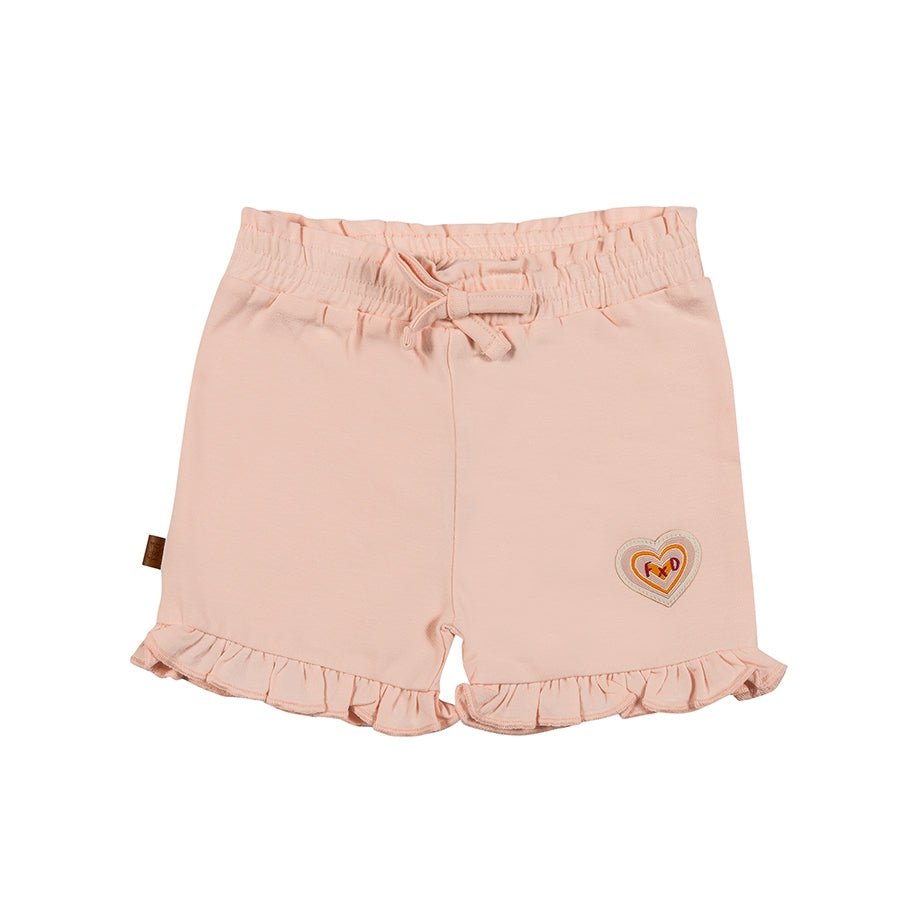 Flower-Power-Shorts, einfarbig | Rosa