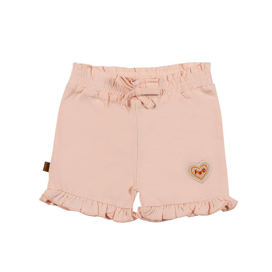 Flower-Power-Shorts, einfarbig | Rosa