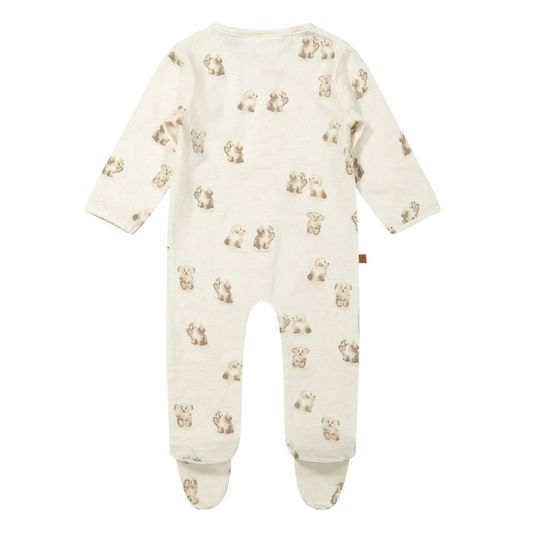Onesie Hunde Bio | Cremefarben