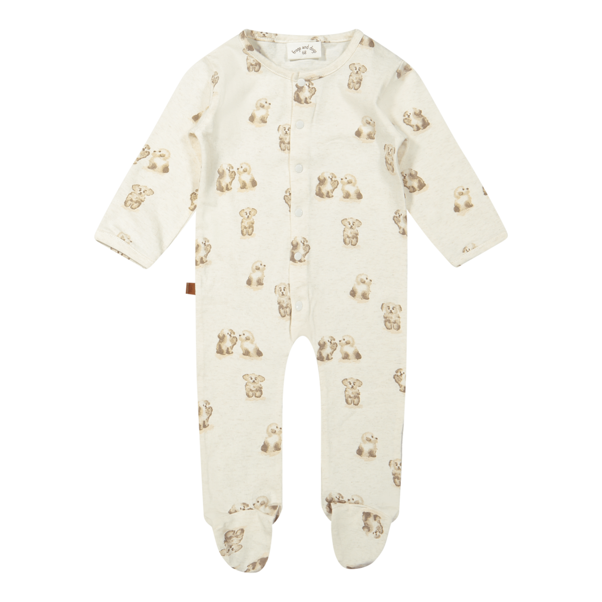Onesie Hunde Bio | Cremefarben