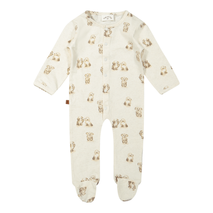 Onesie Hunde Bio | Cremefarben