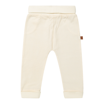 Waffelhose Bio | Cremefarben