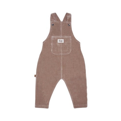 Smart Club Latzhose aus Samt, gerippt, Cord, Baby | Braun
