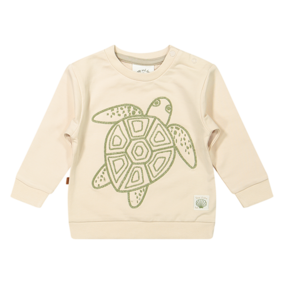 Schildkröten-Sweatshirt | Beige