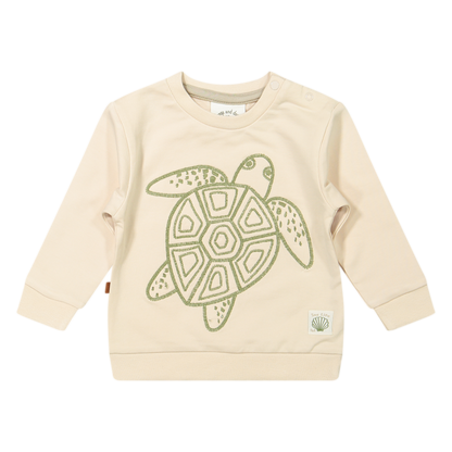 Schildkröten-Sweatshirt | Beige