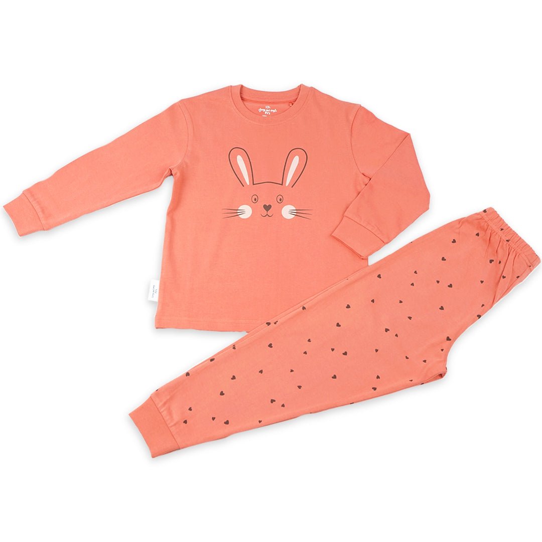 Bunny F&D Pyjama Kinder | Rostrosa