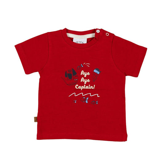 Piraten-T-Shirt Kapitän | Rot