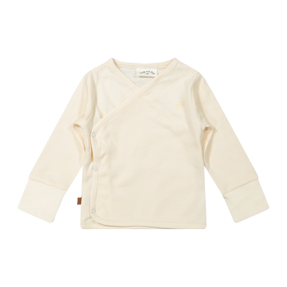 Wickel-T-Shirt Waffel Bio | Cremefarben