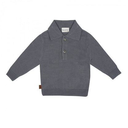 Gestricktes Poloshirt aus der gesamten Kollektion | Anthrazit