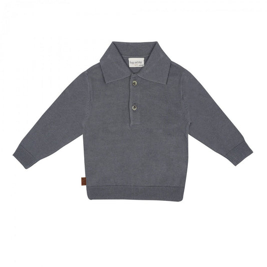 Gestricktes Poloshirt aus der gesamten Kollektion | Anthrazit