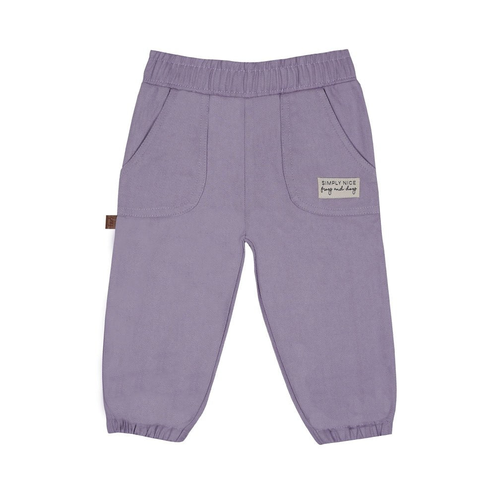 Twill-Hose | Lavendelblau