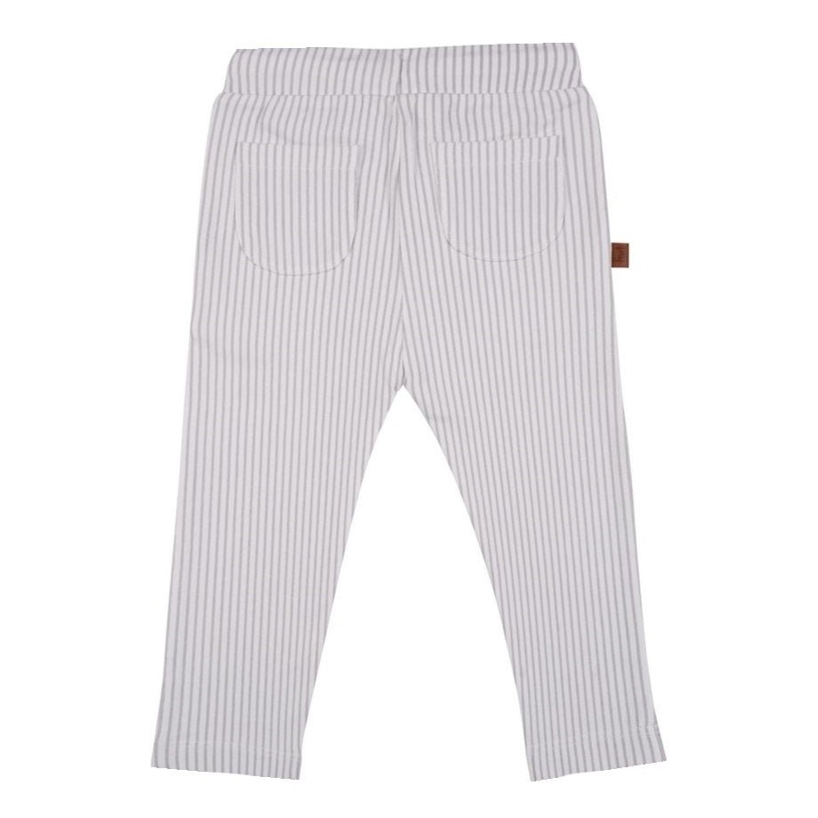 Streifenhose | Grau