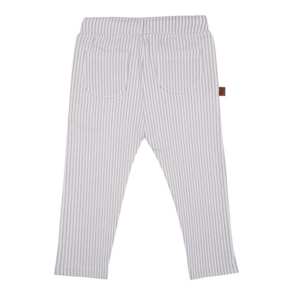 Streifenhose | Grau