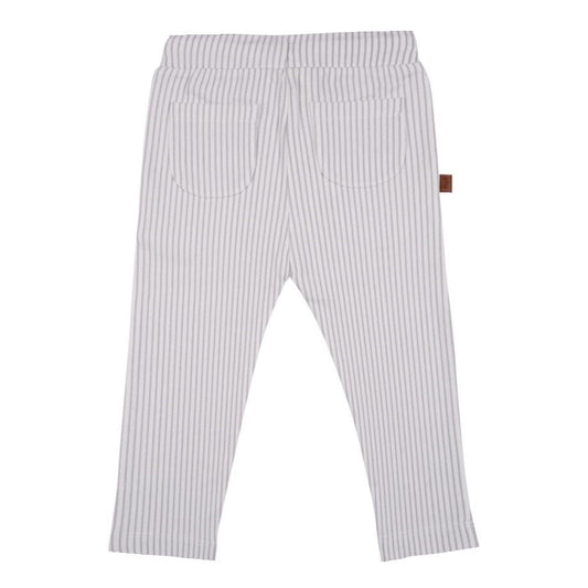 Streifenhose | Grau