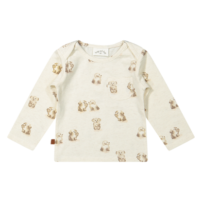 T-Shirt Hunde Bio | Cremefarben