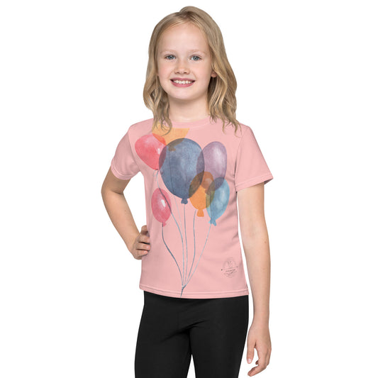 T-Shirt mit Rundhalsausschnitt für Kinder - Ballons