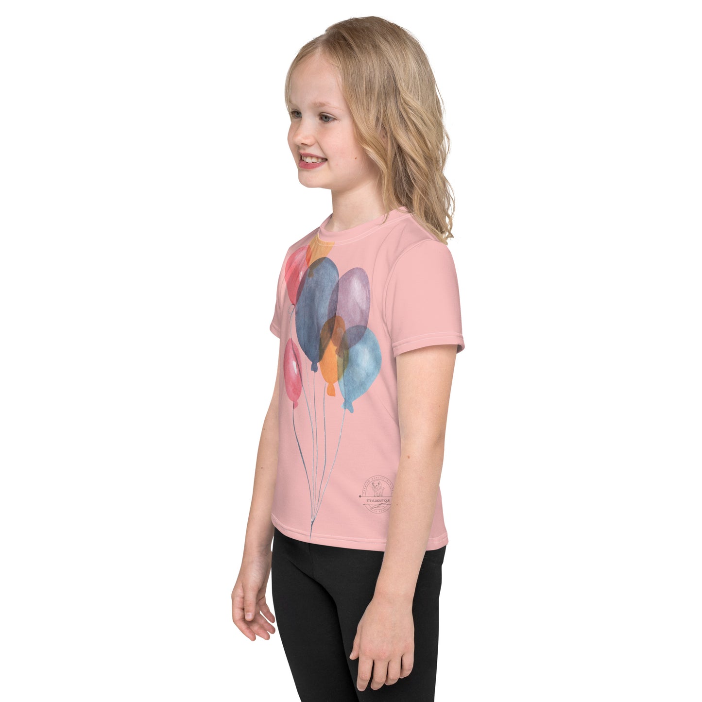 T-Shirt mit Rundhalsausschnitt für Kinder - Ballons